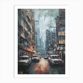 Mumbai Cityscape Illustration 1 Art Print