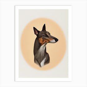 Greyhound Illustration Dog Art Print