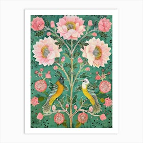 Birds And Flowers Art Print