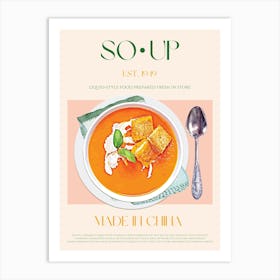 Soup Mid Century Art Print
