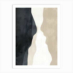 Organic Rhythms Minimalist Style Art Print