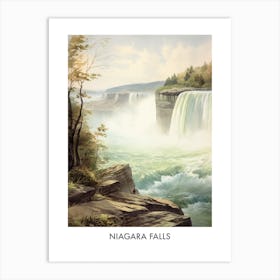 Niagara Falls Watercolor 4travel Poster Art Print