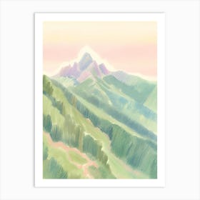 Mountain Range 5 Art Print