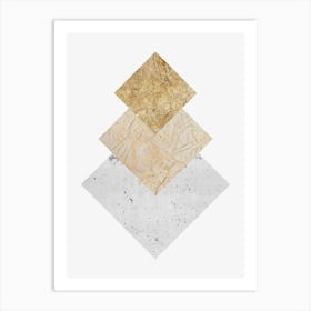 Geometric textures 2 Art Print