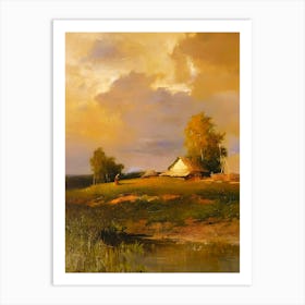 Russian Landscape Art Print