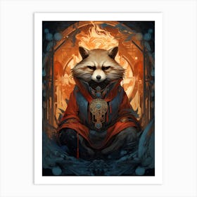 Rocket Raccoon Art Print