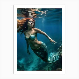 Mermaid-Reimagined 45 Art Print