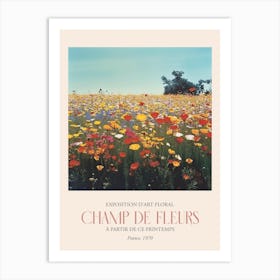 Champ De Fleurs, Floral Art Exhibition 13 Art Print