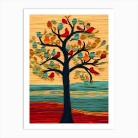 Tree Of Birds Art Print