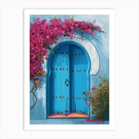 Blue Door 53 Art Print