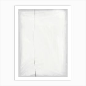 White Square Art Print