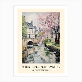 Bourton On The Water (Gloucestershire) Painting 3 Travel Poster Art Print