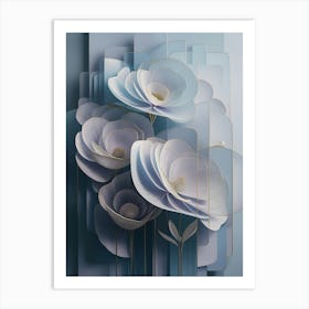 Paper Flowers 6 Art Print