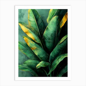 Banana Leaf Painting 1 Poster