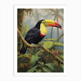 Vivid Canopy: Toucan Wall Print Art Print