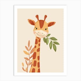 Cute Giraffe 1 Art Print