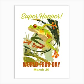 World Frog Day March 20 Art Print