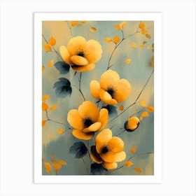 Yellow Flowers Art Print