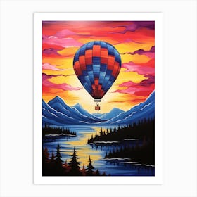 Hot Air Balloon Art Print