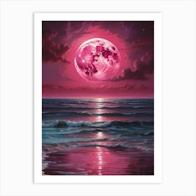 Pink Moon Art Print