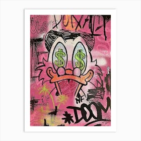 duck donlad Art Print