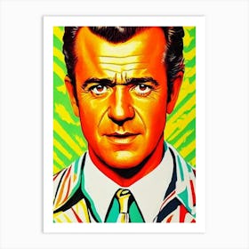 Mel Gibson Colourful Pop Movies Art Movies Art Print