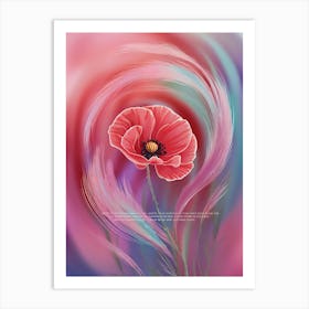 Poppy Flower Art Print