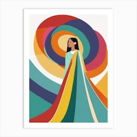 Rainbow Woman 2 Art Print