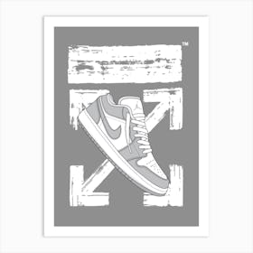 Sneakers Dunk Collection Art Print