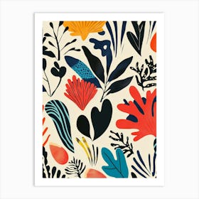 Floral Pattern 1 Art Print