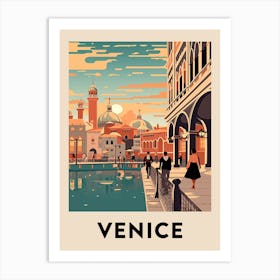 Vintage Travel Poster Venice 6 Art Print