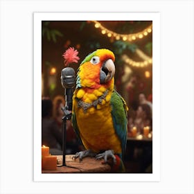 Party Parrot Art Print