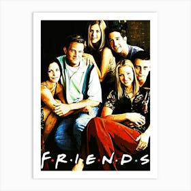 Friends Tv Series Art Print