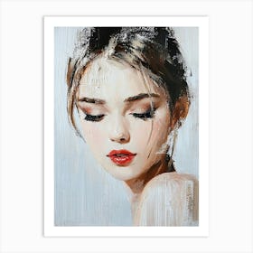 Portrait Of A Woman Art Print