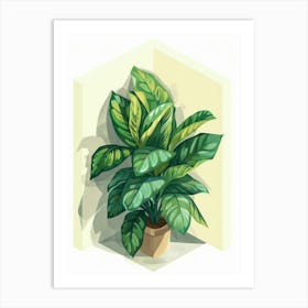 Plant In A Pot 9 Art Print