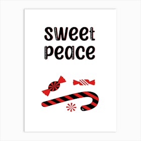 Sweet Peace Nordic Xmas collection Art Print