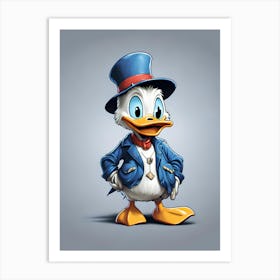 Donald Duck Art Print