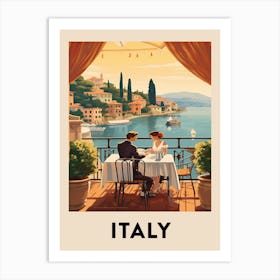 Vintage Travel Poster Italy 8 Art Print