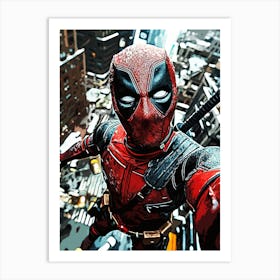 Deadpool 4 Art Print