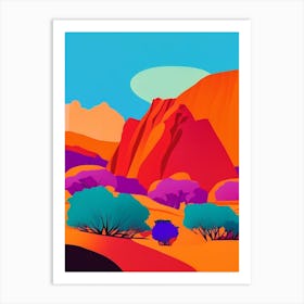 Uluru Pop Matisse Art Print