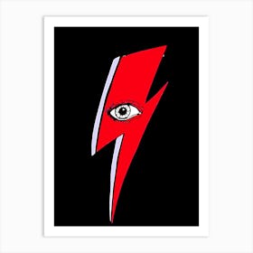 Eye Of David Bowie Art Print