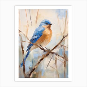 Bird Painting Eastern Bluebird 3 Art Print