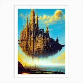 Futuristic City, Futuristic Art, Futuristic City, Futuristic City, Futuristic Art Art Print