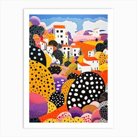 Civitavecchia, Italy, Illustration In The Style Of Pop Art 4 Art Print