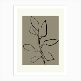 Green Leaf 1 Art Print