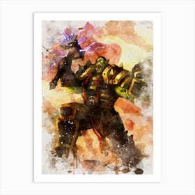 Thrall World Of Warcraft 1 Art Print