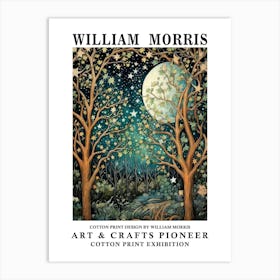 William Morris Print Moon Night Art Print