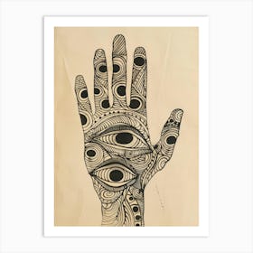 Hand Of God 4 Art Print