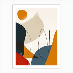 Abstract Minimalism, Hygge 1 Art Print