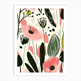 Floral Pattern 25 Art Print